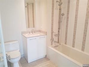 1200 Avenue At Port Imperial Unit 519, Weehawken, NJ 07086 - bathroom with vanity and tub / shower combination