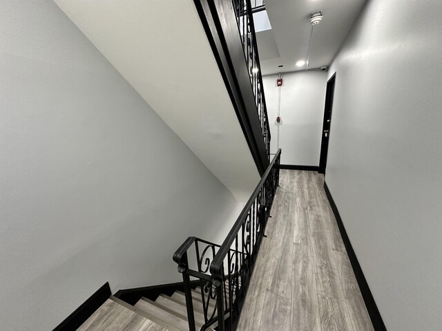 552 38th St Unit 3, Union City, NJ 07087 - stairway with wood finished floors