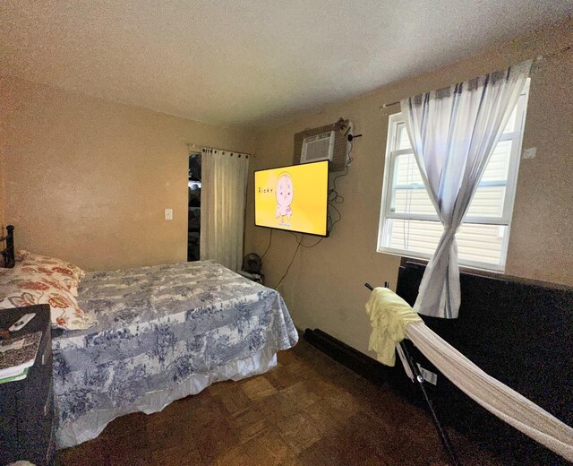 552 38th St Unit 3, Union City, NJ 07087 - bedroom with a wall mounted air conditioner