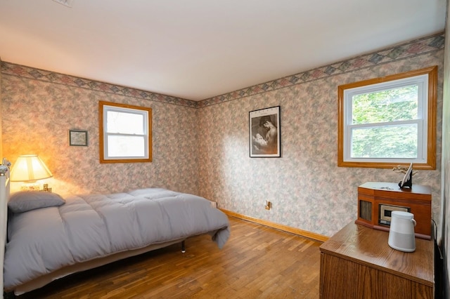 151 Mount Pleasant Ave, Dover Town, NJ 07801 - bedroom with wood finished floors and baseboards