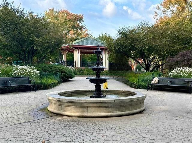 254 4th St, Jersey City, NJ 07302 - surrounding community with a gazebo