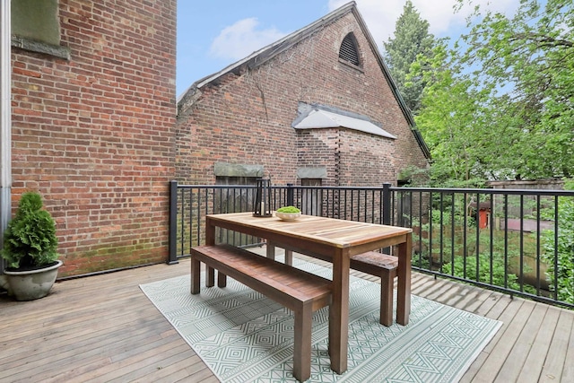 254 4th St, Jersey City, NJ 07302 - view of wooden deck