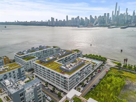 1200 Avenue At Port Imperial Unit 301, Weehawken, NJ 07086 - bird's eye view of a skyline view and a nearby body of water