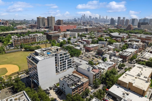 380 7th St Unit 2A, Jersey City, NJ 07302 - drone / aerial view of skyline