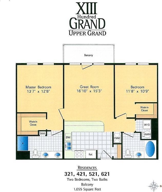 1300 Grand St Unit 521, Hoboken, NJ 07030 - property floor plan