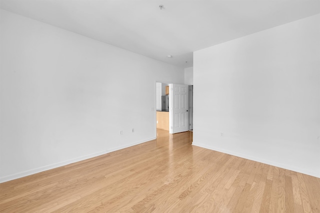 1300 Grand St Unit 521, Hoboken, NJ 07030 - empty room featuring light wood-style flooring and baseboards
