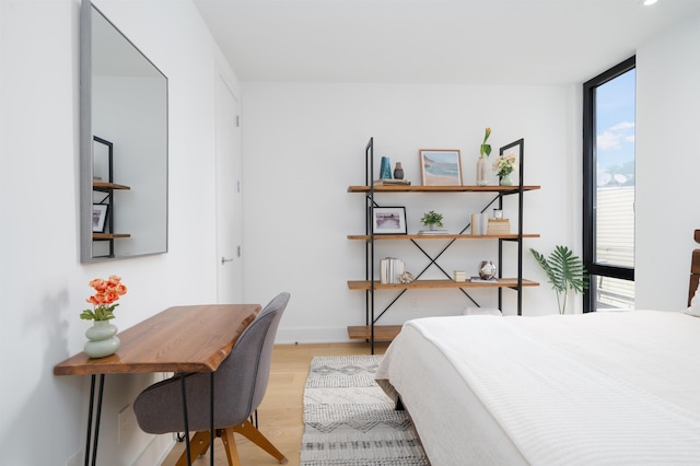 48 Coles St Unit 2, Jersey City, NJ 07302 - bedroom with light wood finished floors and baseboards