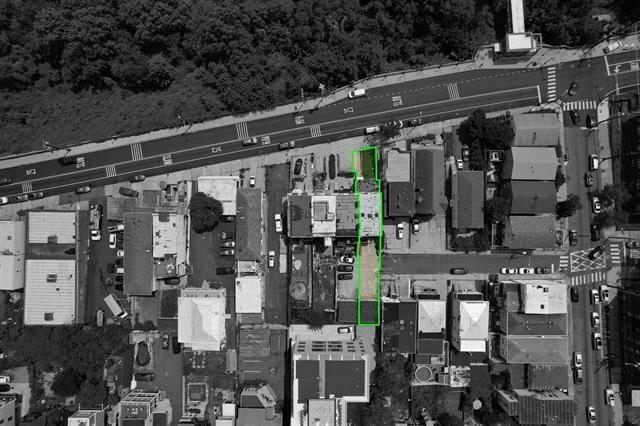 296 Paterson Plank Rd, Jersey City, NJ 07307 - aerial overview of property's location with property parcel outlined
