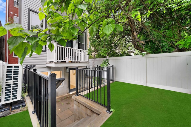 20 Storms Ave Unit 1A, Jersey City, NJ 07306 - view of yard featuring a balcony