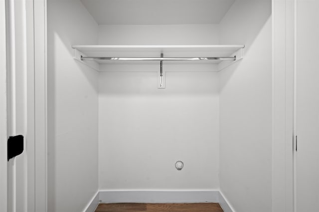 20 Storms Ave Unit 1A, Jersey City, NJ 07306 - spacious closet featuring dark wood-style flooring
