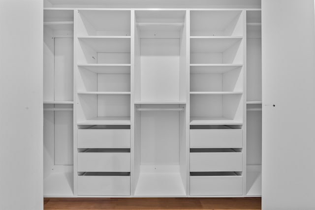 view of closet