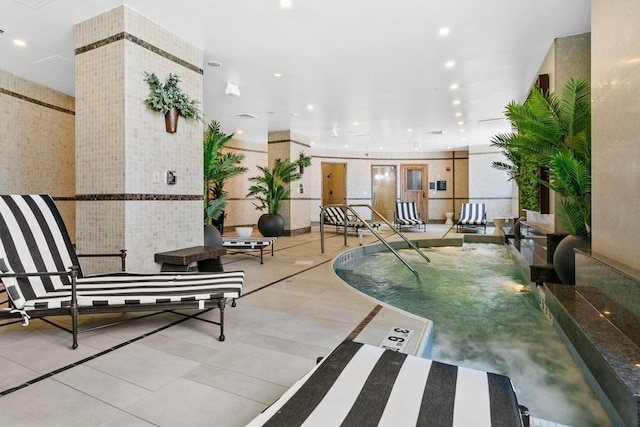 88 Morgan St Unit 4306, Jersey City, NJ 07302 - common area with recessed lighting