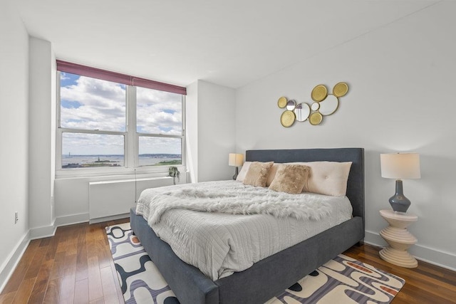 88 Morgan St Unit 4306, Jersey City, NJ 07302 - bedroom featuring hardwood / wood-style flooring and baseboards