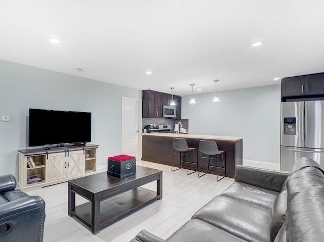 2200 Paterson Plank Rd Unit 19, North Bergen, NJ 07047 - living area with recessed lighting
