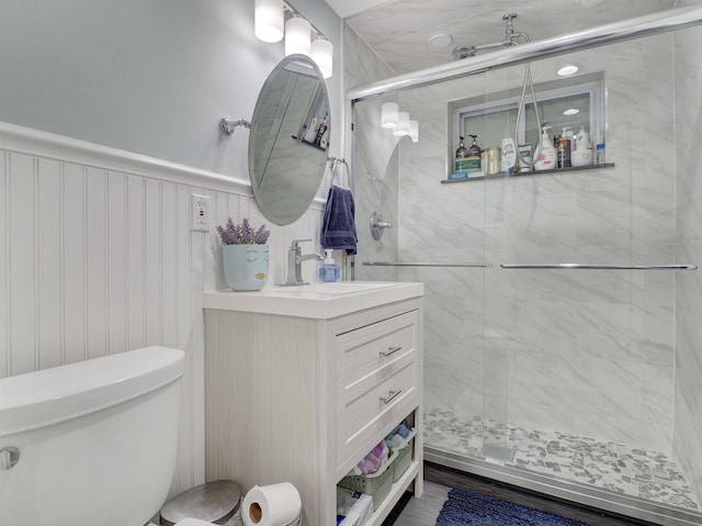 2200 Paterson Plank Rd Unit 19, North Bergen, NJ 07047 - full bath featuring a stall shower, vanity, and toilet
