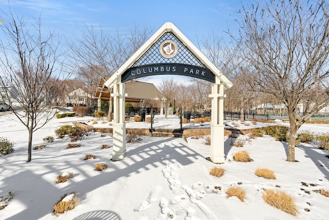 view of community
