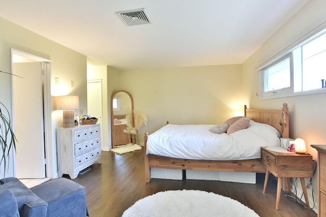 87 Stony Ridge Dr, Hillsdale, NJ 07642 - bedroom with dark wood finished floors and visible vents