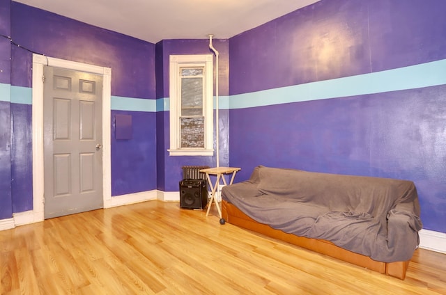 400 67th St, West New York, NJ 07093 - sitting room with wood finished floors and baseboards