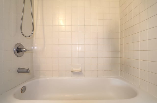 full bath with washtub / shower combination