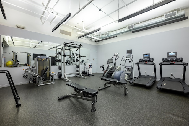 160 1st St Unit 1013, Jersey City, NJ 07302 - view of workout area