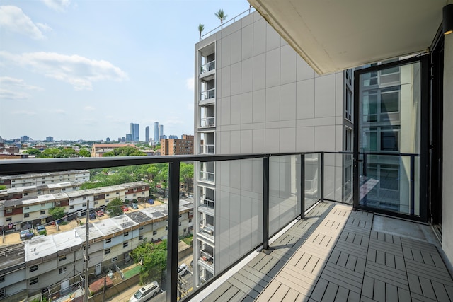 160 1st St Unit 1013, Jersey City, NJ 07302 - balcony featuring a city view