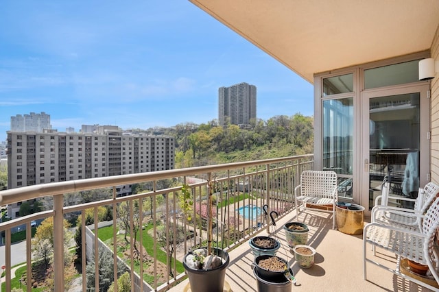 8100 River Rd Unit 1101, North Bergen, NJ 07047 - view of balcony