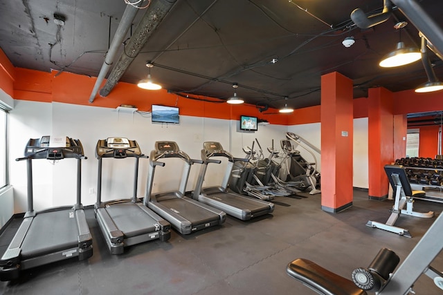 500 Central Ave Unit 1713, Union City, NJ 07087 - view of gym