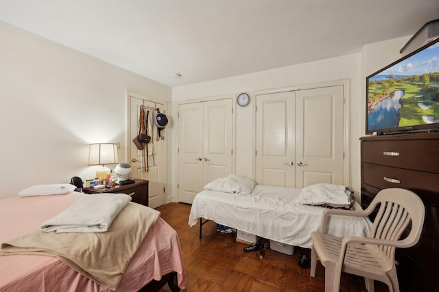 500 Central Ave Unit 1713, Union City, NJ 07087 - bedroom featuring multiple closets