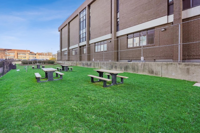 500 Central Ave Unit 1713, Union City, NJ 07087 - view of home's community featuring a lawn and fence