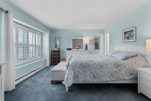 27 E 34th St, Bayonne, NJ 07002 - bedroom featuring baseboard heating and carpet floors