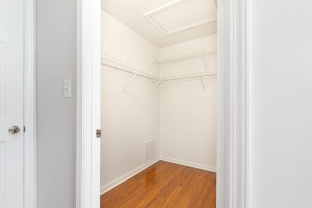 11 Crabapple Ct, Jersey City, NJ 07305 - spacious closet featuring wood finished floors and attic access
