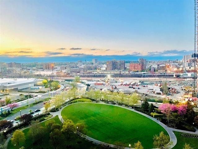1 Shore Ln Unit 1805, Jersey City, NJ 07310 - aerial view at dusk of a view of city