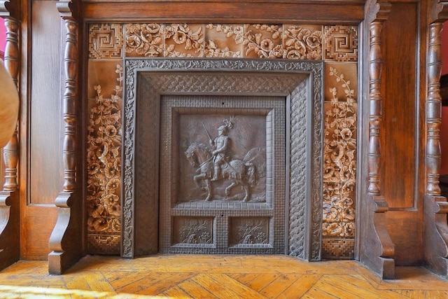 view of room details