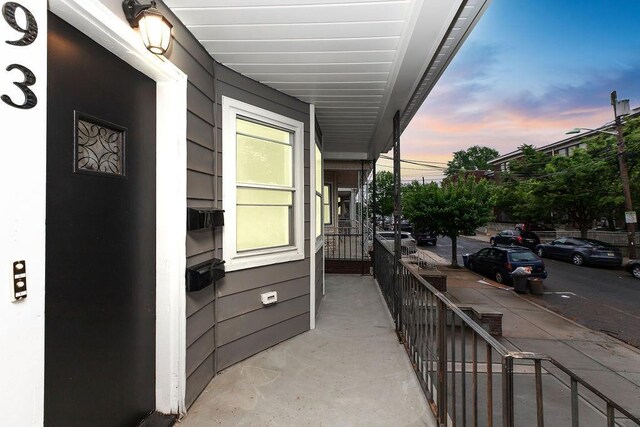 balcony with a porch