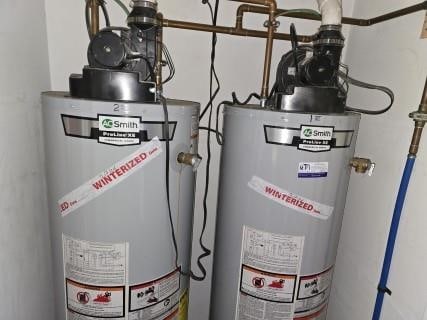 529 Communipaw Ave, Jersey City, NJ 07304 - utility room with water heater