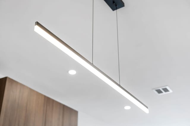 interior details featuring visible vents and recessed lighting