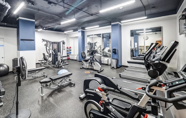 100 Manhattan Ave Unit 407, Union City, NJ 07087 - view of gym