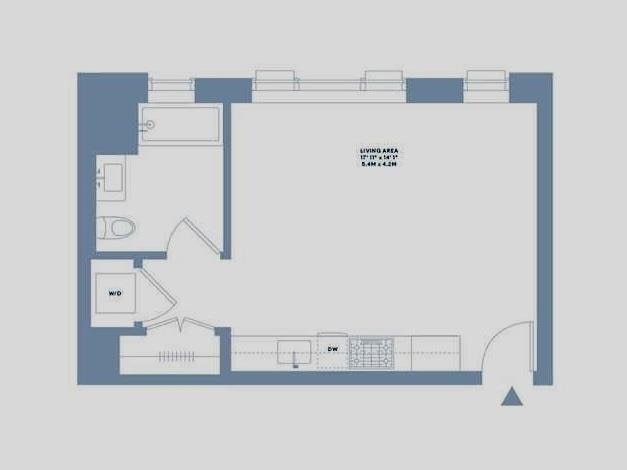 99 Hudson St Unit 401, Jersey City, NJ 07302 - floor plan / room layout