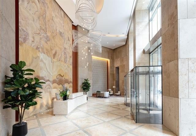 99 Hudson St Unit 401, Jersey City, NJ 07302 - lobby featuring a towering ceiling