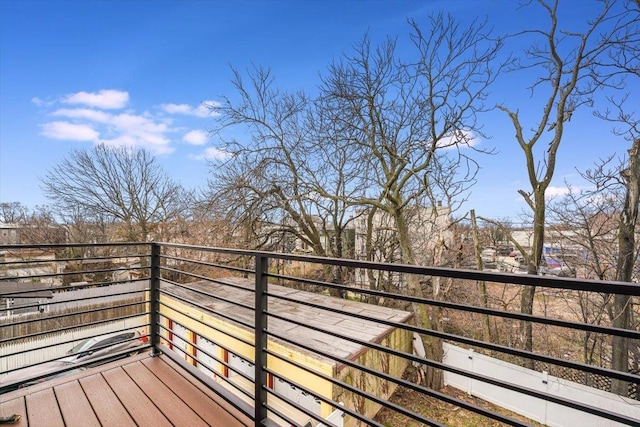 91 Pearsall Ave Unit 2, Jersey City, NJ 07305 - view of wooden terrace