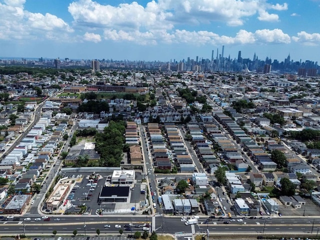 1604 74th St Unit D15, North Bergen, NJ 07047 - aerial overview of property's location with city skyline