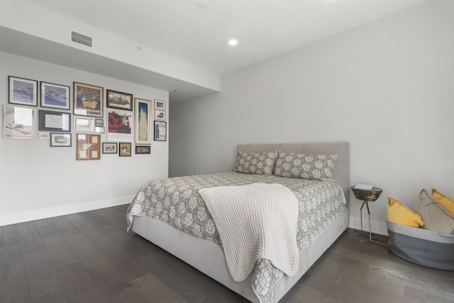 380 Newark Ave Unit 504, Jersey City, NJ 07302 - bedroom featuring wood finished floors and recessed lighting