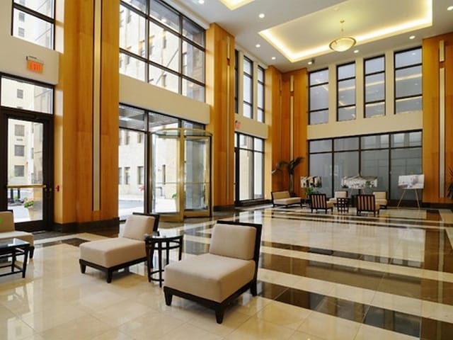 view of community lobby