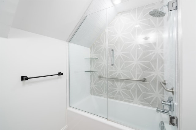 201 Zabriskie St Unit 1, Jersey City, NJ 07307 - bathroom featuring combined bath / shower with glass door