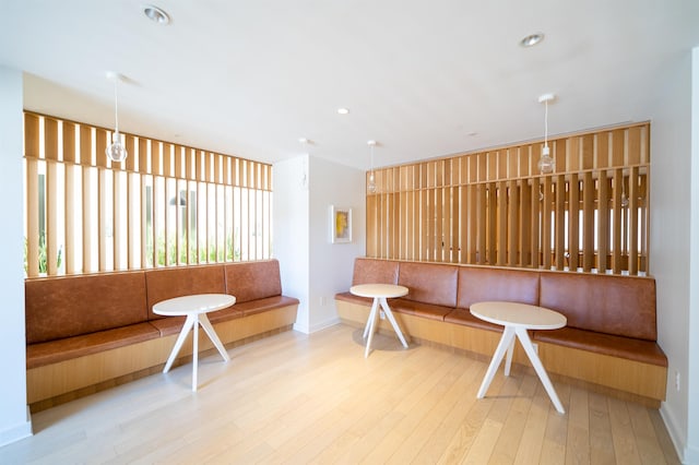 10 Provost St Unit 416, Jersey City, NJ 07302 - living area with wood finished floors and recessed lighting