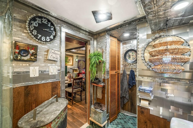 209 48th St Unit A, Union City, NJ 07087 - wine cellar with wood finished floors