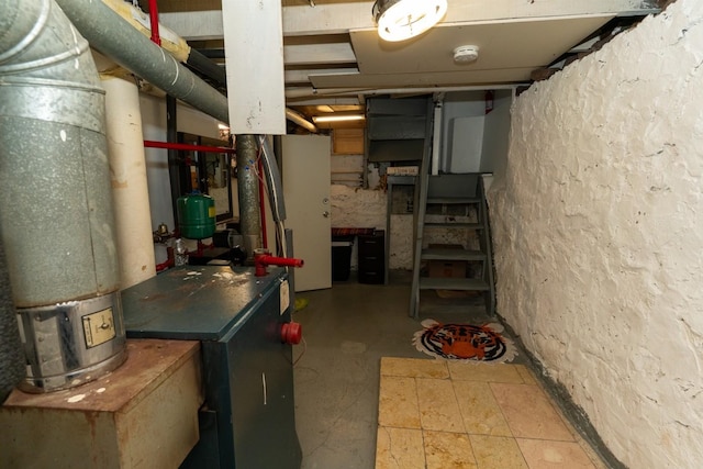 704 90th St, North Bergen, NJ 07047 - view of unfinished below grade area