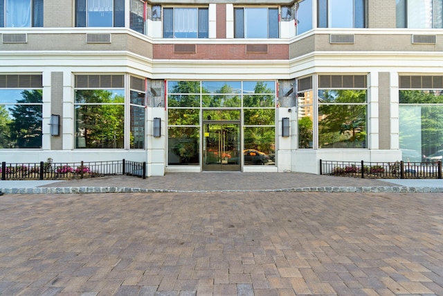1 2nd St Unit 314, Jersey City, NJ 07302 - view of exterior entry featuring brick siding