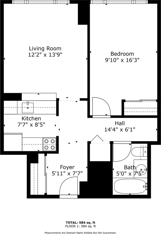 1 2nd St Unit 314, Jersey City, NJ 07302 - floor plan / room layout