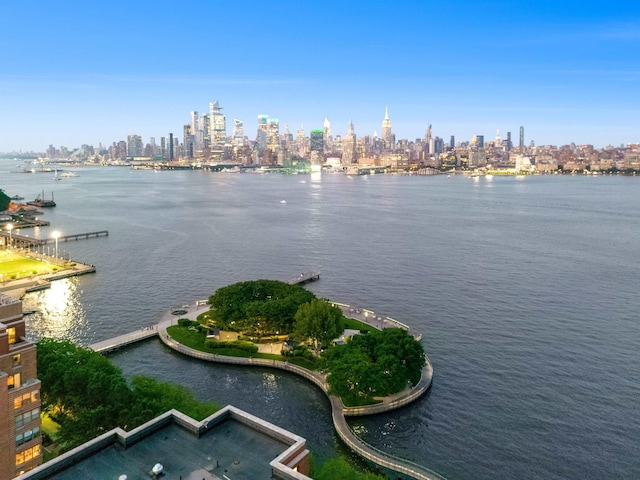 225 River St Unit 1901, Hoboken, NJ 07030 - water view featuring city skyline